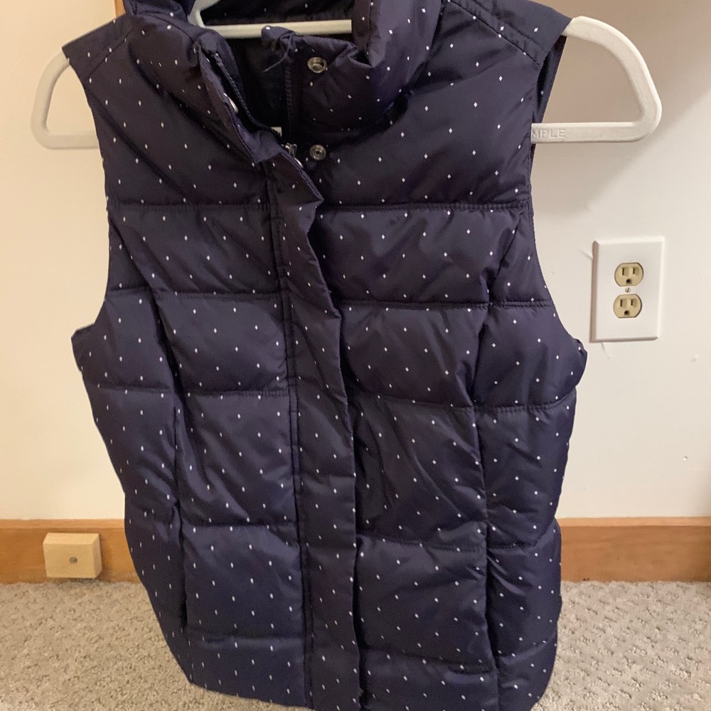 Polka Dot Puffer Vest